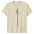 Minimalist Mushroom Outline Art T-Shirt Nature Birthday Gift For Him And Her