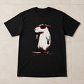 Funny Capybara Skateboard Coffee T-Shirt Cute Chill Vibes Animal Meme Tee