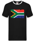 Südafrika Grunge Stil Flagge - Herren Ringer - Cape Town Country Reise Geschenk