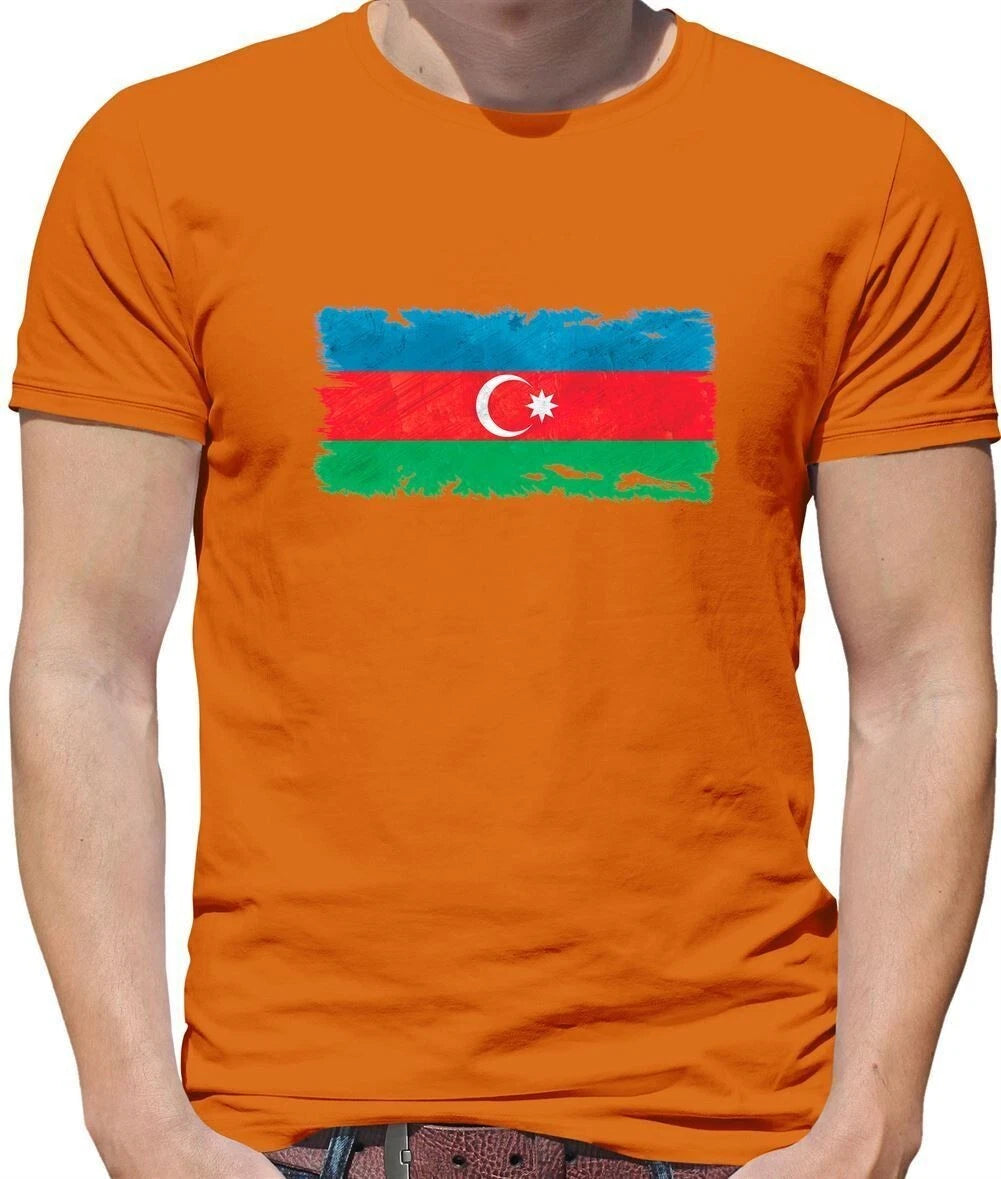 Aserbaidschan Grunge Flagge - Herren - Aserbaidschanischer Country Baku Flaggen