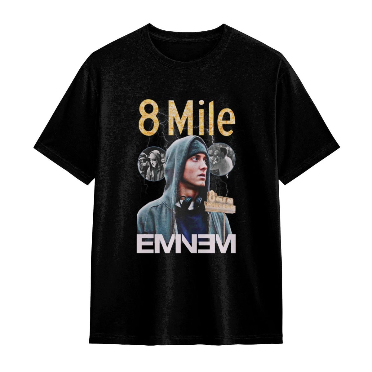 Eminem 8 Mile Movie T-Shirt Rap Legend Nostalgia Music & Movie Fan T-Shirt