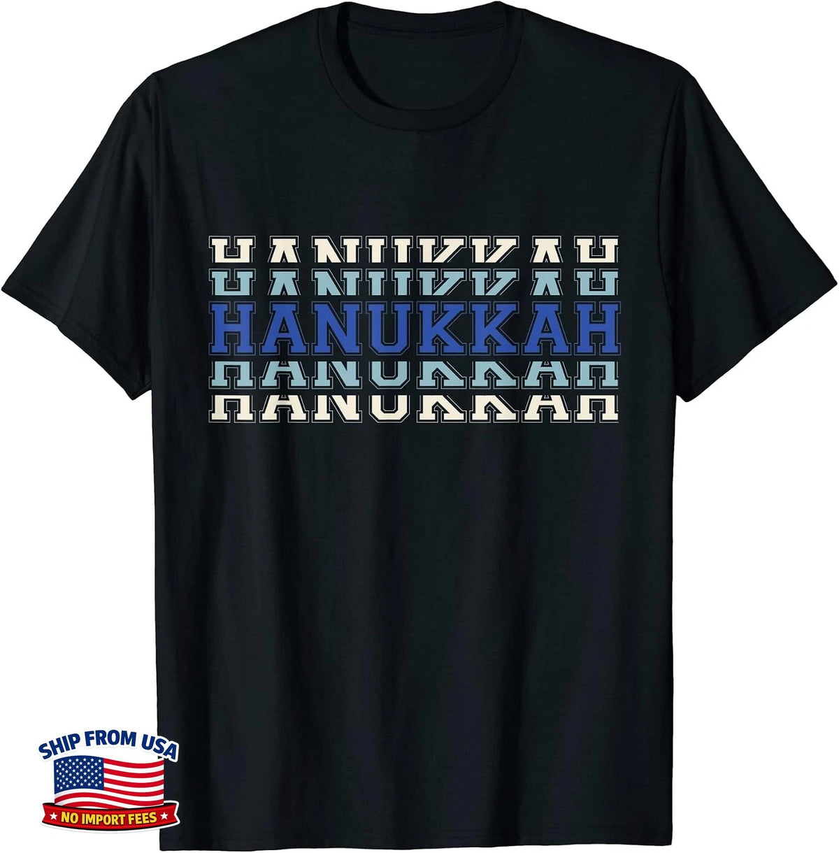 Happy Hanukkah Family Pajamas T-Shirt