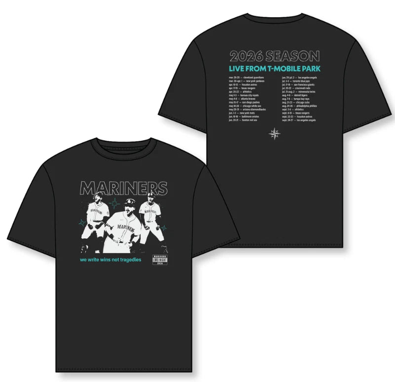 Seattle Mariners Emo Night T-Shirt Giveaway 2026
