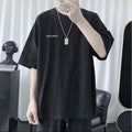 Simple One Point Short Sleeve T shirt L Black Unisex New and Unused