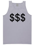 Kings of NY Money Signs Tank Top T-Shirt Cash Jersey Grey Street Style New York