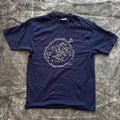 Vintage 1987 Star Chart Astronomy Constellations Astrology T-Shirt Size Large