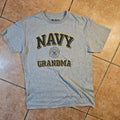 Navy Pride Grandma Graphic Tee – Size Medium Image 1 of 4