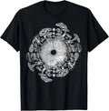 Mushroom Iris: Mycology Nerd Foraging Spore Print Funny Cotton Tee - MADE IN USA