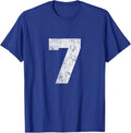 Lucky Number 7 Birthday Sports Player Team Athlete Unisex T-Shirt