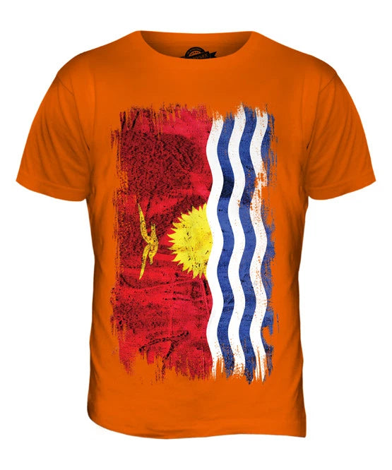 KIRIBATI GRUNGE FLAG MENS T SHIRT TEE SHIRT XS S M L XL 2XL 3XL 4XL 5XL