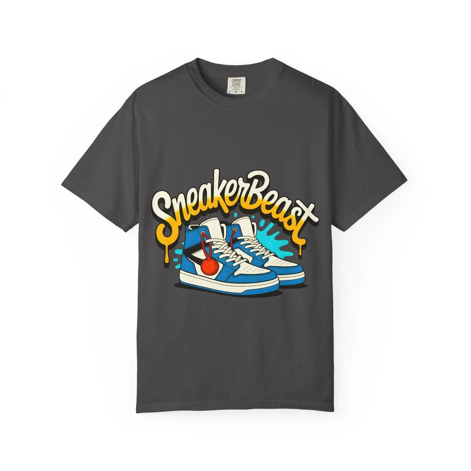 Sneaker Beast T Shirt Retro Streetwear Sneakerhead Graphic Heavyweight Tee