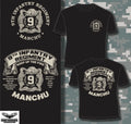 US Army 9th Infantry Regiment Manchu Fort Ord,  Fort Lewis, Fort Carson T-shirt