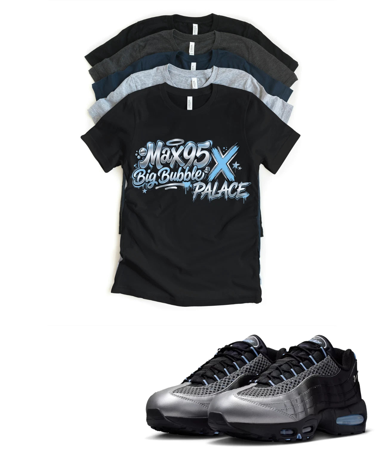 Shirt To Match Max 95 X PALACE Retro Big Bubble Sneaker