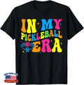 Retro Groovy Pickleball Player in My Era Funny Tee Image 1 of 4