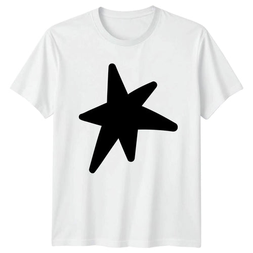 Abstract Star Modern Graphic Minimalist T-Shirt Abstract Star Graphic Design