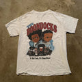 NWT Y2K 2000s Cartoon Graphic T-Shirt White Retro Streetwear Cotton Tee