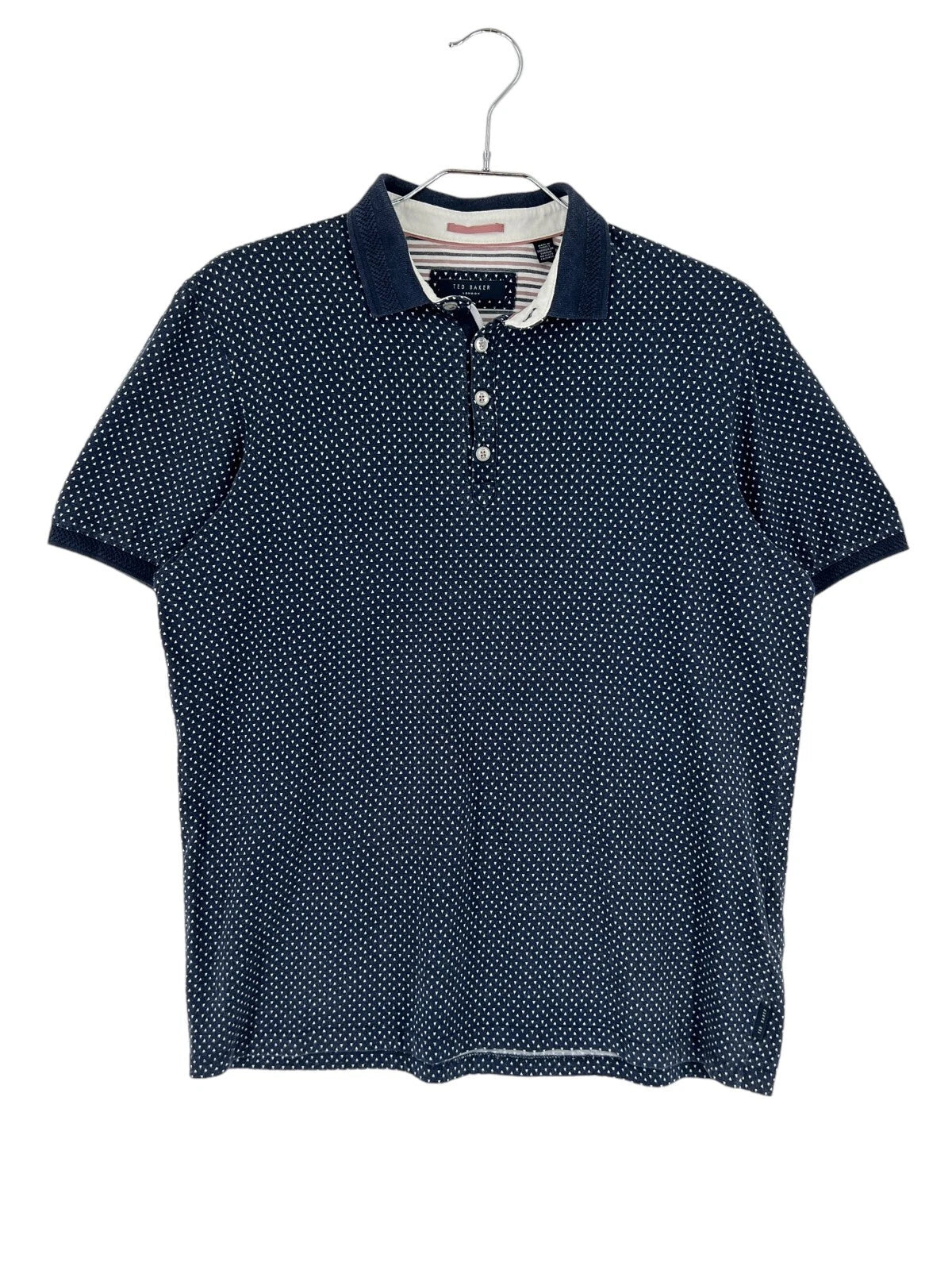 TED BAKER London Doxer Slim Blue Polo Neck T-Shirt Men Size 4 - L