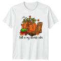 Fall is my favorite color T-Shirt Cozy Aesthetic Seasonal Harvest