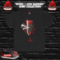 Shirt to match Retro 1 Low Banned OG Match Streetwear Black/Red-MY KICKS FLOAT