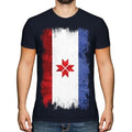 Mordovia Grunge Flag Men's T-Shirt Jersey