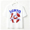 Funny Gym Meme LGBTQ Legs Glutes Biceps Triceps Quads Unisex Workout T‑Shirt