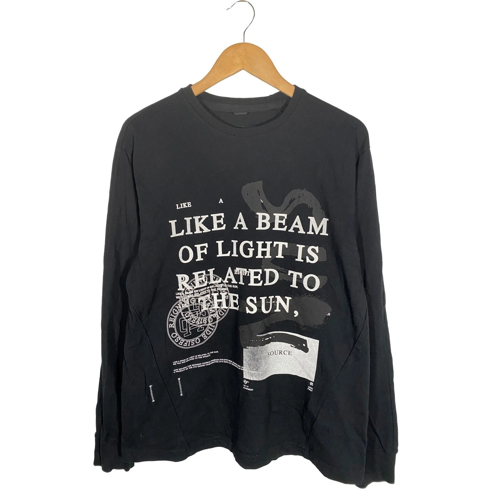 Reigning Champ x Jide Osifeso "Source" long sleeve T-shirt Size Medium