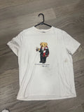Polo Ralph Lauren Hot Cocoa Polo Bear White Graphic T-Shirt