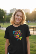 Stay Hip Colorful Retro Skull Tee | Psychedelic Streetwear