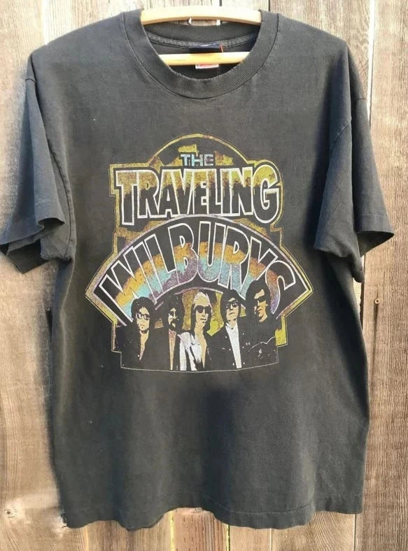 The Traveling Wilburys Band Country Music Charcoal Unisex Shirt S-5XL