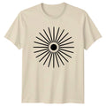 Radiant Sunburst Minimalist Design T-Shirt Sunburst Graphic Abstract Design