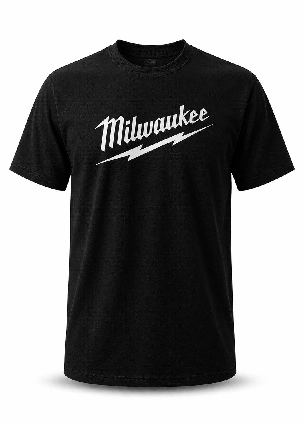 Milwaukee Men's short-sleeved casual shirt, men's clothing drill tools equipment