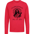 Funny Jesus Long Sleeve T Shirt -Disappointments All of You Religious Meme Tee