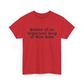 Funny Official Member Organized Gang of Wine Moms Design T-Shirt