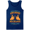 This is What an Awesome Mechanic Looks Like Vest - Gift for Men, Women, Kids