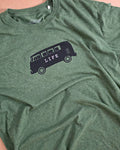 Prana Van Life Men’s XL Green Cotton Knit Crew Neck Short Sleeve Graphic Tee