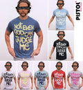 Pistol Boutique Men's Crew Neck NOT EVEN GOD CAN JUDGE ME Quote Fashion T-shirt