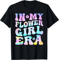 Flower Girl Shirt Groovy in My Flower Girl Era Flower Girl T-Shirt