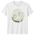 Minimalist Botanical T-Shirt Nature Floral Art Gift For Him And Her