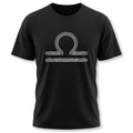 Tribal Pattern Libra Zodiac T-Shirt | Astrology Horoscope Symbol Tee Shirt