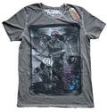 Cool Amplified Wigend Biker Skull Gothic Engel 50'S Star Stripes Rock T-Shirt XL