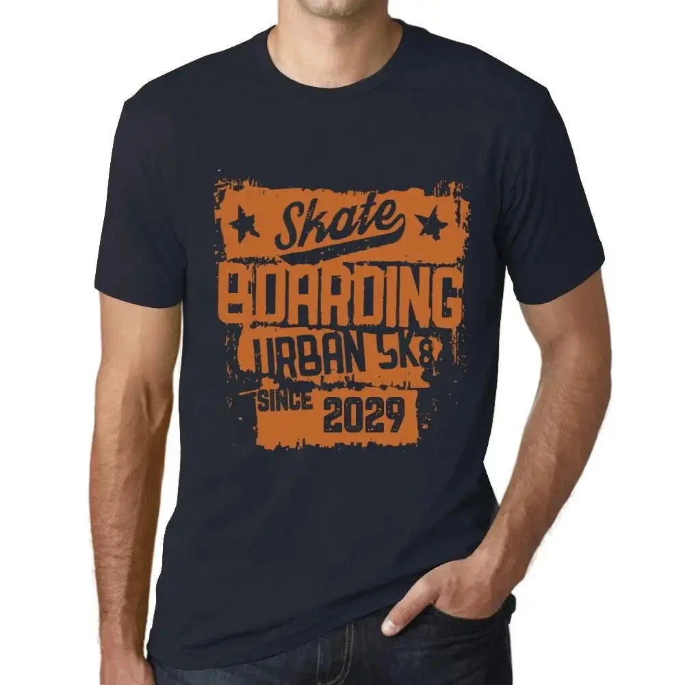 Men's Graphic T-Shirt Urban Skateboard Since 2029 Eco-Friendly Limited Edition