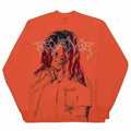 Revenge Trippie Redd Lightning Longsleeve Tee (Orange) 100% Authentic Size Med ✅