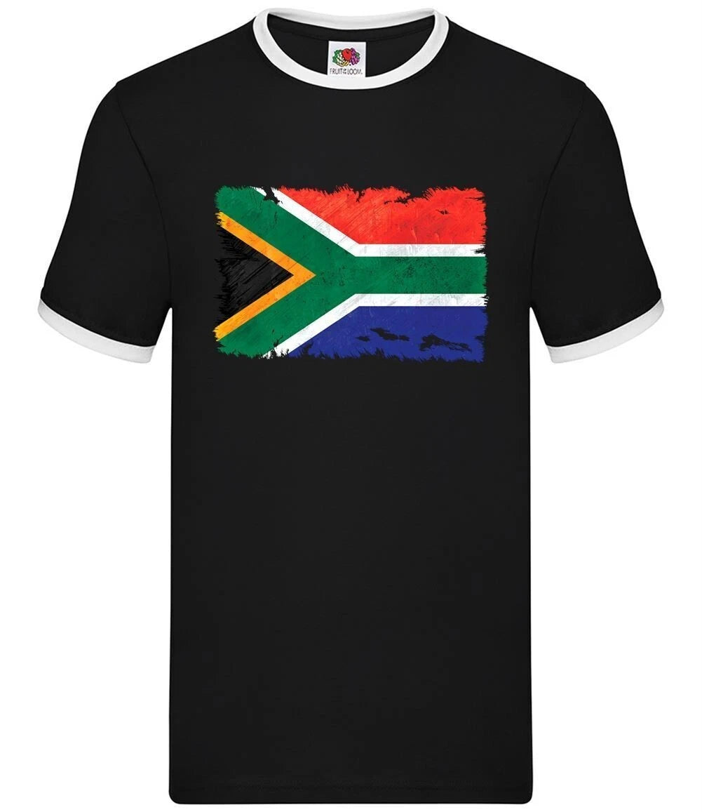 Sudafrica Grunge Stile Bandiera - Uomo Suoneria - Cape Town Paese Viaggio Regalo