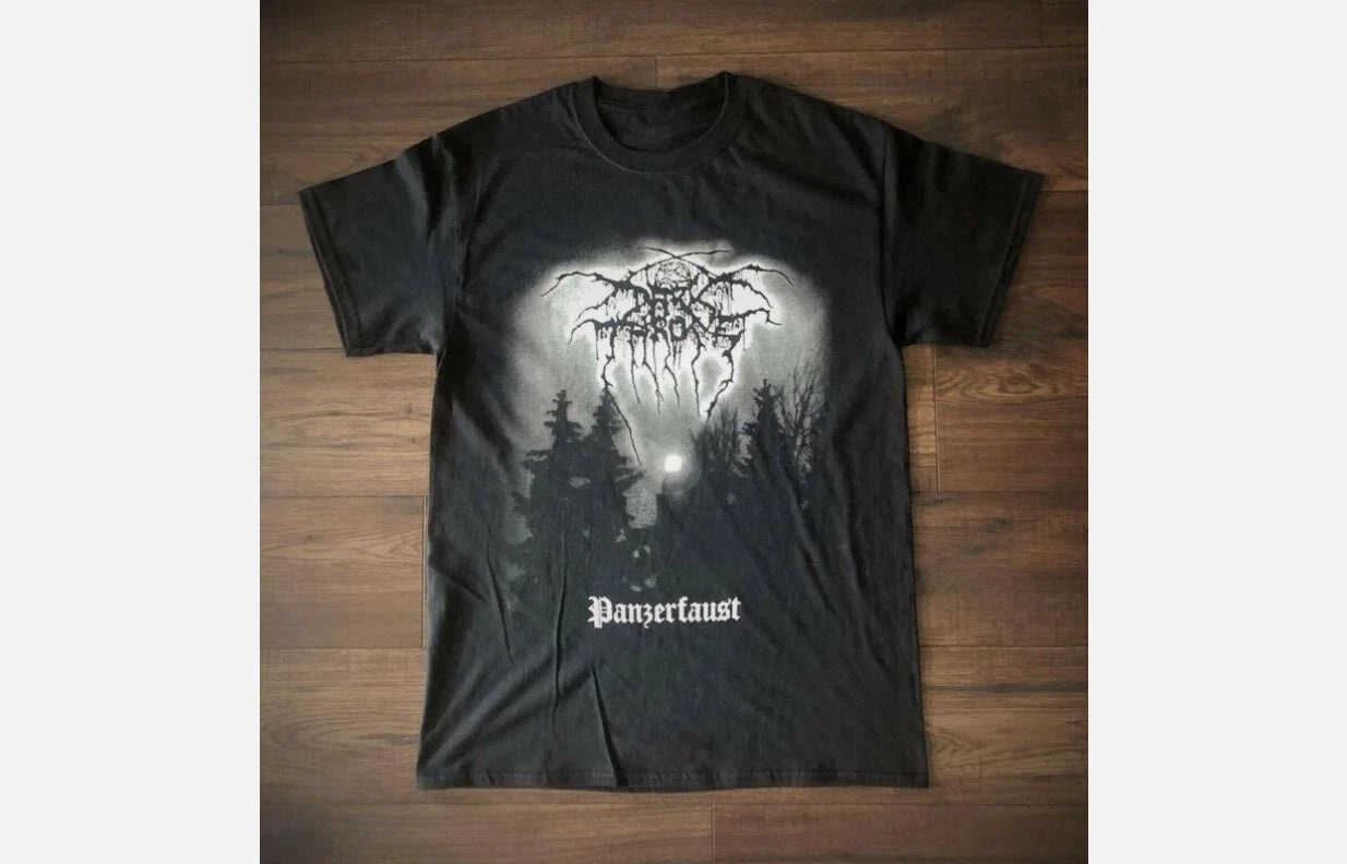 Vtg DarkThrone Band Panzerfaust Cotton Black S-5XL Shirt