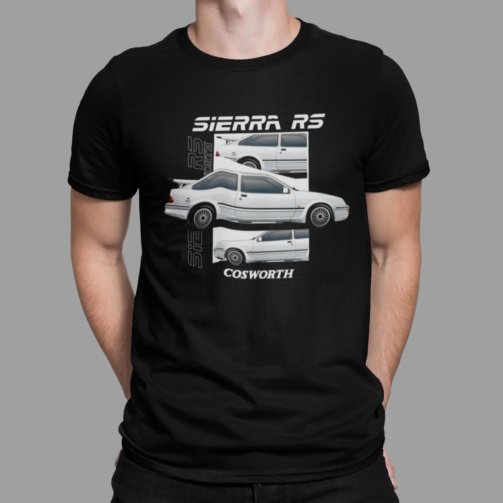 Retro Ford RS Cosworth Car T-shirt, classic car, Dads gift, old school