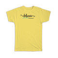 Gift T-Shirt : Botswana Flag Colors Botswanan Travel Expat Country Minimalist