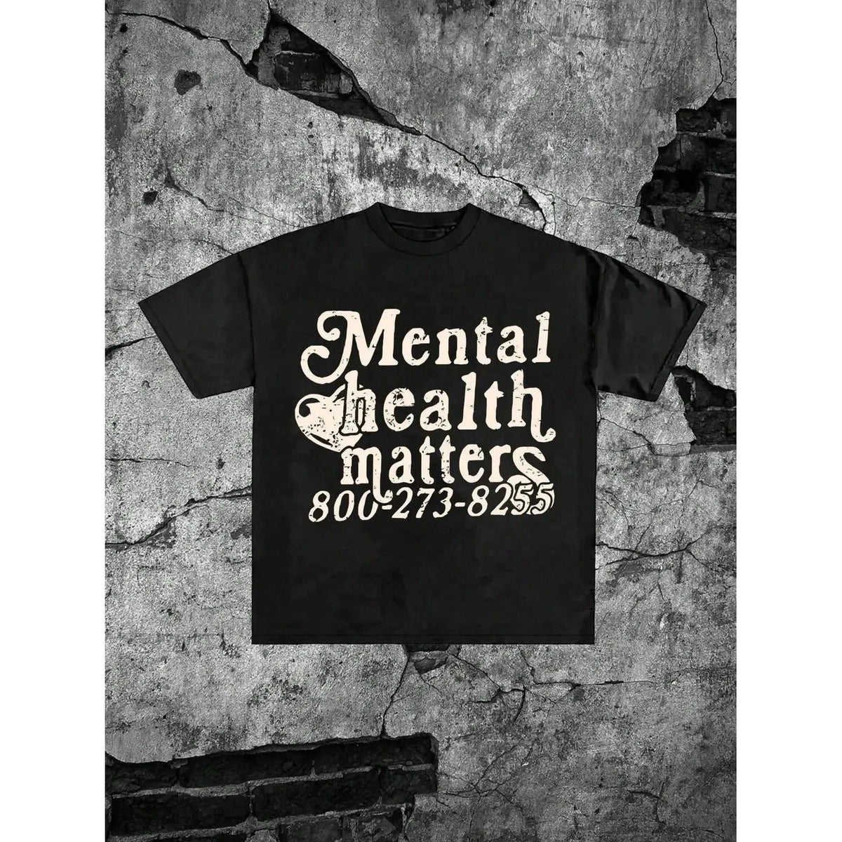 Mental Health Matters T-Shirt 100% Cotton Short Sleeve Trendy Tee