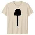 Minimalist Black Mushroom Fungi T-Shirt Nature Lovers Fungi Birthday Gift