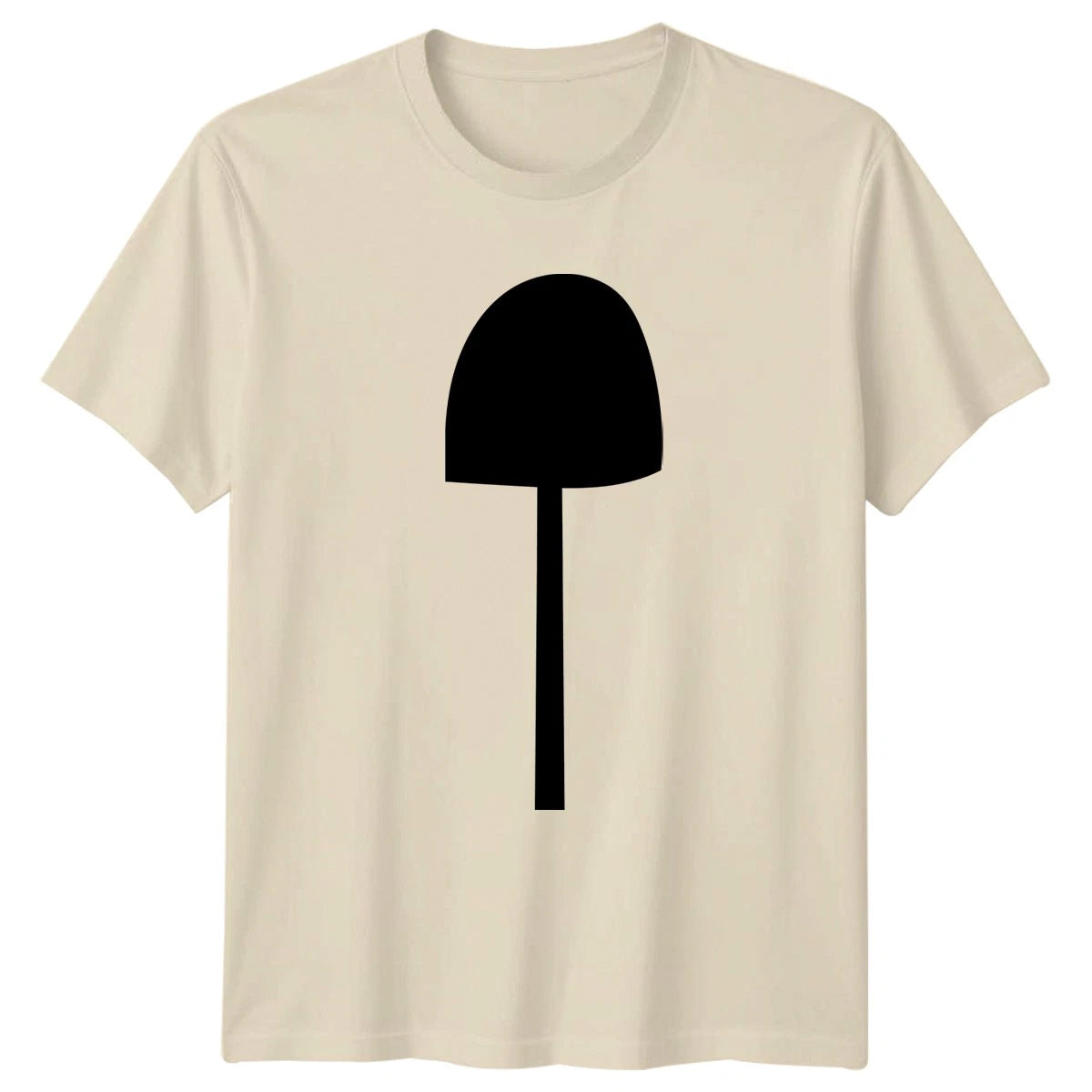 Minimalist Black Mushroom Fungi T-Shirt Nature Lovers Fungi Birthday Gift