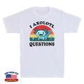 I Axolotl Questions Shirt Funny Axolotl Walking Fish Lizard Retro Men's T-Shirt